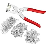 【Größe】Die hohlen festen Snap -Befestigungselemente sind ca. 9,5 mm/0,35 Zoll im Außendurchmesser. Sie erhalten 150 Sätze Snap -Befestigungselemente, 1 -Hand -Punch -Zellen und 1 Speicherbox, genügend Menge und komplettes Zubehör für Ihren Einsatz und Ihren Austausch.