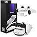Fosmon Dual Base de Cargador Compatible con Mando Sony PS5 Playstation 5 Dualsense, (Place and Charge) Doble Estación Base de Carga Rápida con Adaptador USB C Docking Station