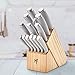 Hampton Forge Epicure Cool 15Pc Block Set, 6.70 LB, Taupe/Grey