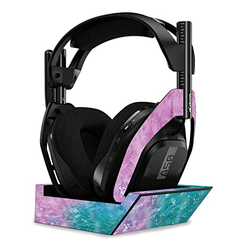 Image of MightySkins Glossy Glitter Skin Compatible with Astro A50 Wireless Headphones + Base Station (Gen 4) - Diamond Grunge | Protective, Durable High-Gloss Glitter Finish | Easy to Apply | Made in The USA