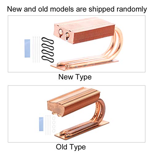 Dilwe M.2 2280 Solid State Hard Cooler, 2 Heat Pipes Copper Heat Sink with Heat Dissipation Film, Straps and Rubber Bands - Image 2