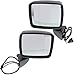 Kool Vue Power Mirror compatible with Mercedes Benz G-Class 02-11 Right and Left Side Manual Folding Heated W/Memory W/Signal and Puddle Light Paintable
