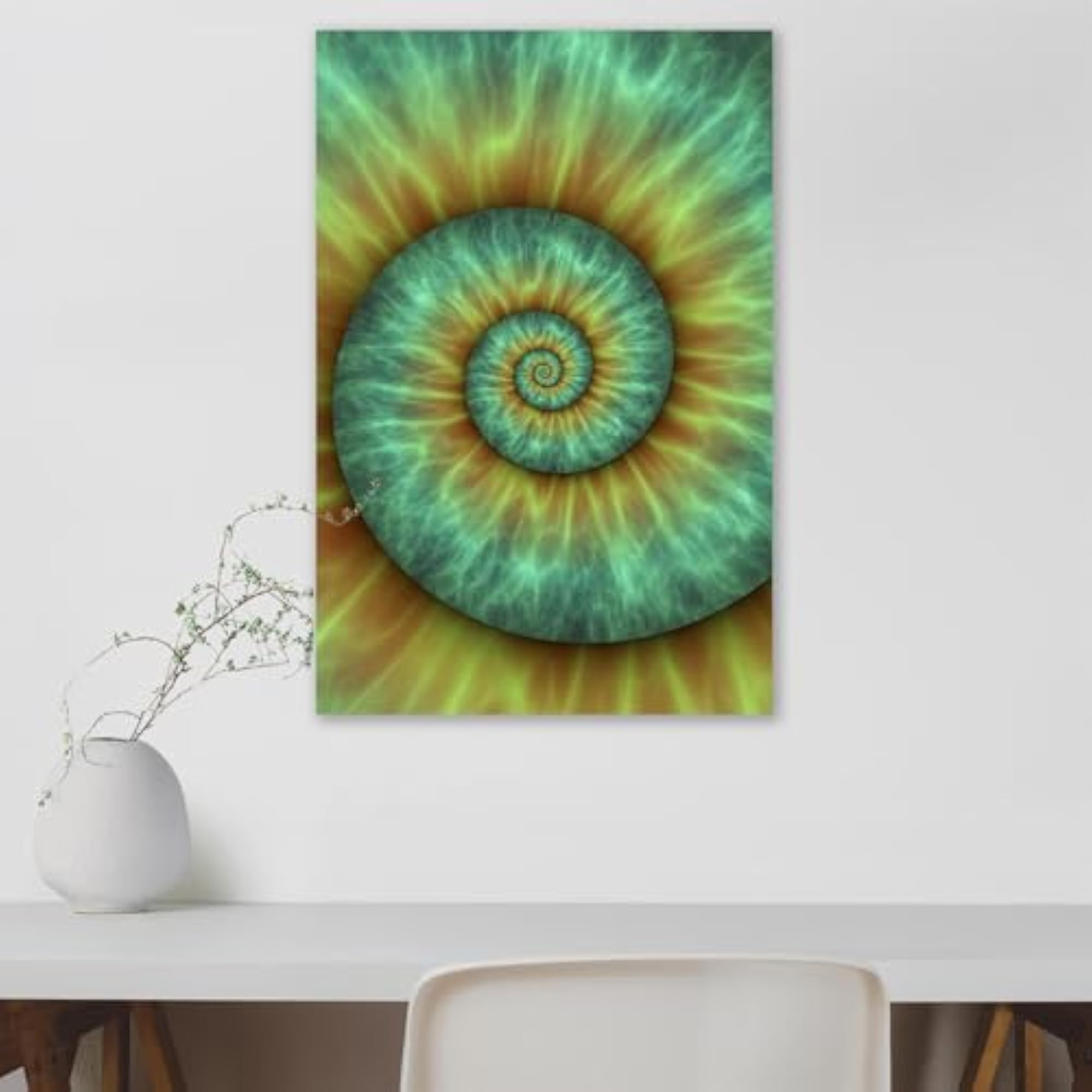 Abstract Spiral Pattern Vinyl Wall Sticker