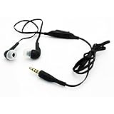 Sound Isolating Handsfree Headset Earphones Earbuds w Mic Dual Headphones Stereo Flat Wired 3.5mm [Black] for LG G5 G6 G7 ThinQ Stylo 3 4 V20 V30 V35 ThinQ - OnePlus 6 - Verizon Ellipsis 7, 8