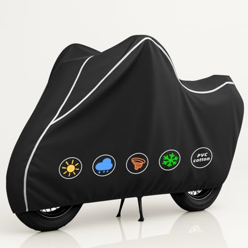 Ultra Pro 100% Waterproof Apache RTR 1 Cover | Polyester Bike & Sccoty Body Cover for Rain & Sun | UV Protection, Dustproof, Scratch Resistant, Windproof, Heat Resistant - Heavy Duty