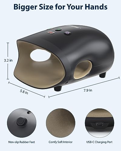 image for CINCOM Hand Massager - Cordless Hand Massager with Heat and Compressio