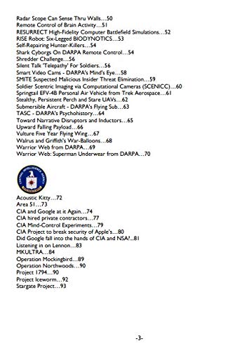 Secret Government Projects: Secret Weapons From Darpa, Cia, Nsa #TOP4