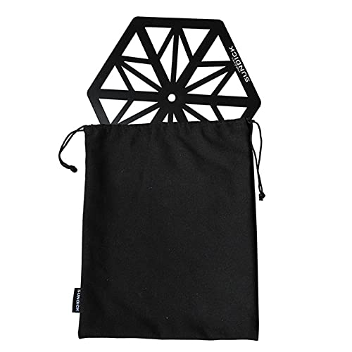 Cheng-store Mesa de jardim para armazenamento de postes de luz ao ar livre, bandeja de mesa de aço i