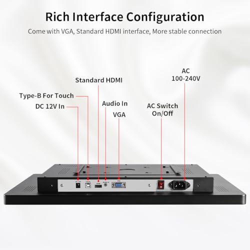 Image of 21.5 inch Touch Screen Monitor for PC, POS, Small Business
