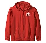 SCP Foundation Logo Front and Back Print Zip Hoodie