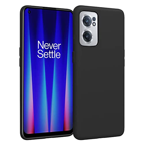 Image of LIRAMARK Liquid Silicone Soft Back Cover Case for OnePlus Nord CE 2 5G / 1+Nord CE 2 5G (Black)