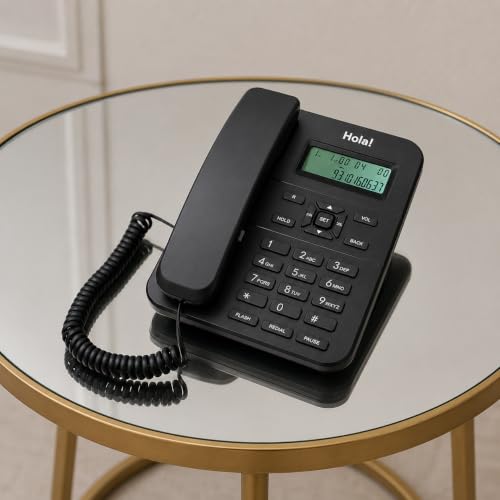 Image of Hola! TF 310n,TEC Certified, Caller ID LCD Display, Ringer LED, DTMF /FSK Compatible, Adjustable Handset /Ringer Volume