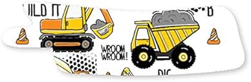 Nasogastric or Oxygen Tube precut Adhesive Tape Construction Theme x 10 Pack. Mix Pack