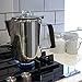 Camping Coffee Pot - Coffee Percolator for Your Outdoor Cookware - Portable 9 Cup Stainless Steel Coffee Maker for Cabin or RV Kitchen Stovetop Too - Add Great Taste to Your Campfire Cooking Equipment