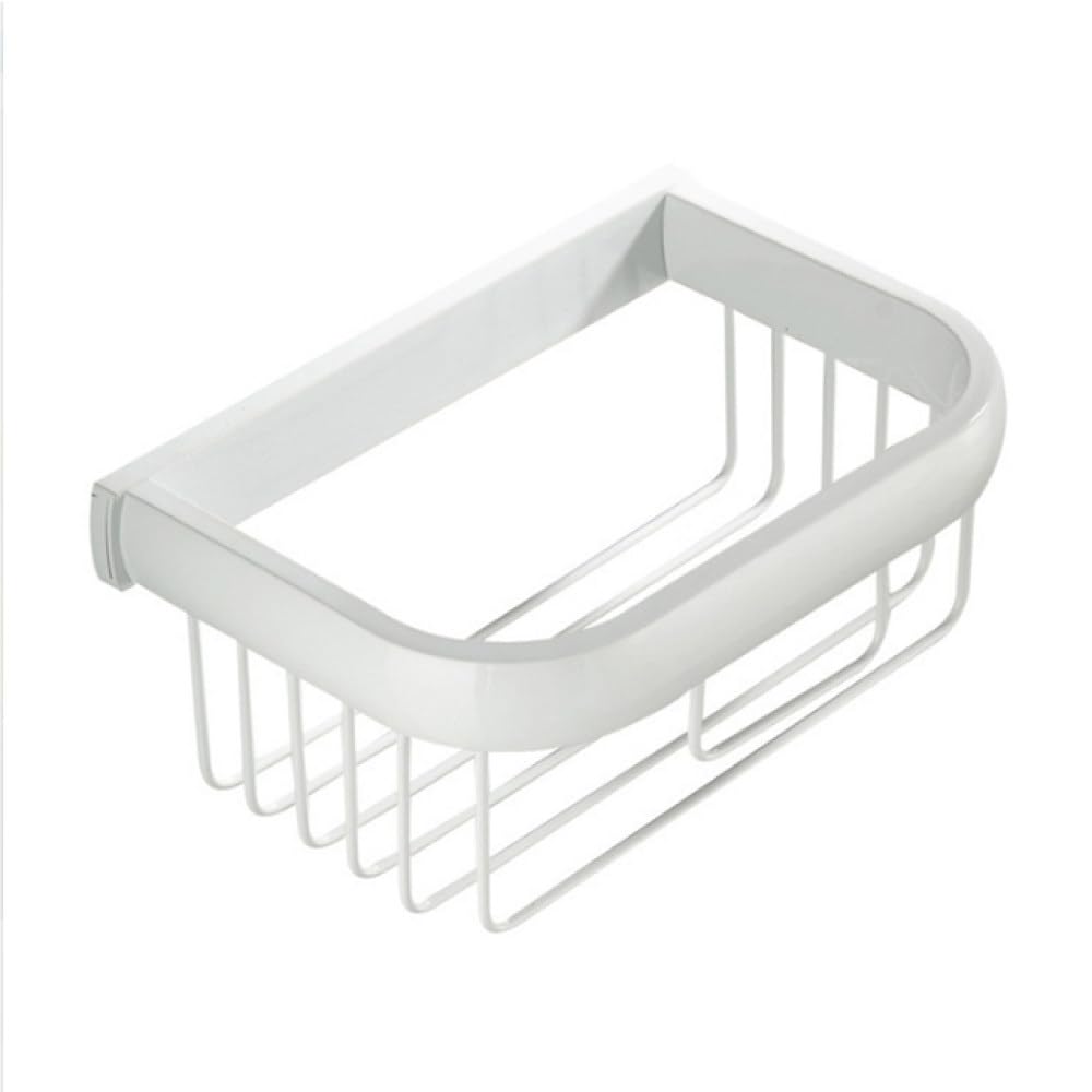 Porte-serviettes en papier et set d'accessoires blancs pour éliminer le désordre du lavabo