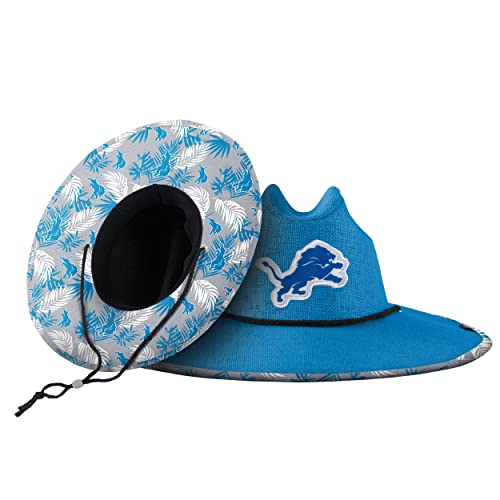 Image of FOCO Detroit Lions NFL Team Color Straw Hat
