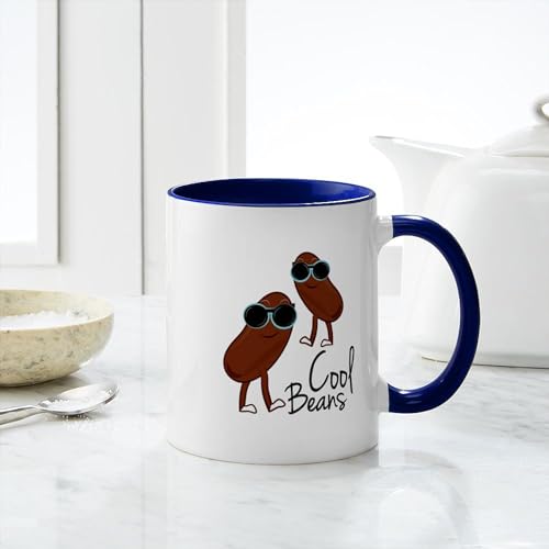 Mug de cerámica 11 oz CafePress Cool Beans miniatura 6