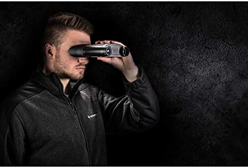 Bresser 1877491 Night Vision Digital NV Binoculars, 3x 130 m Range, Integrated Infrared Lighting and Recording Function