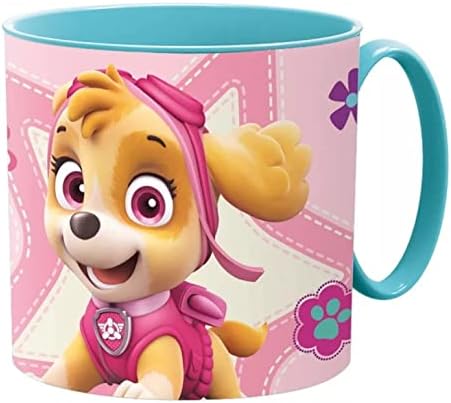 Kids Character Cute Mini Mug 265ML Drinking Re-Usable Plastic Cup Microwave Safe (Frozen Forest)