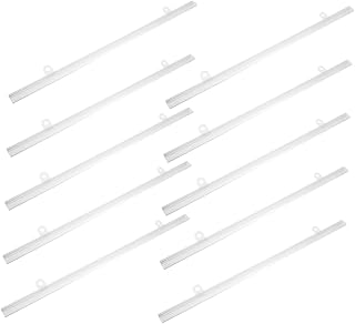 Cabilock 10pcs Painting Frame Poles Pvc Poster Hanging Rods for Wall Mount Decorative Display Support Strips