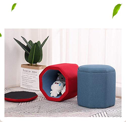 Poufs tabourets multifonctions pour optimiser le rangement du salon