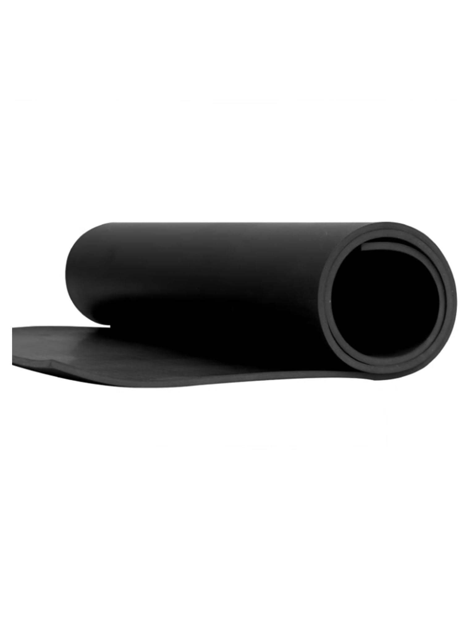 Tapis isolant en caoutchouc strié avec surface antidérapante noire