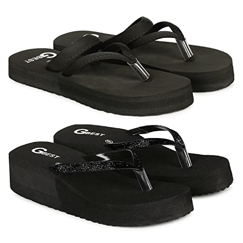 Image of G BEST Combo Soft Comfortable Slippers & Flip-Flops for Women