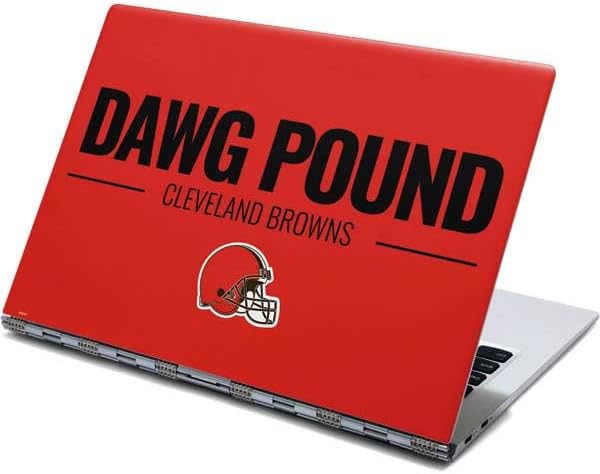 Skinit Decal Laptop Skin Compatible with Yoga 910 2-in-1 14in Touch-Screen - Officially Licensed NFL Cleveland Browns Team Motto Design