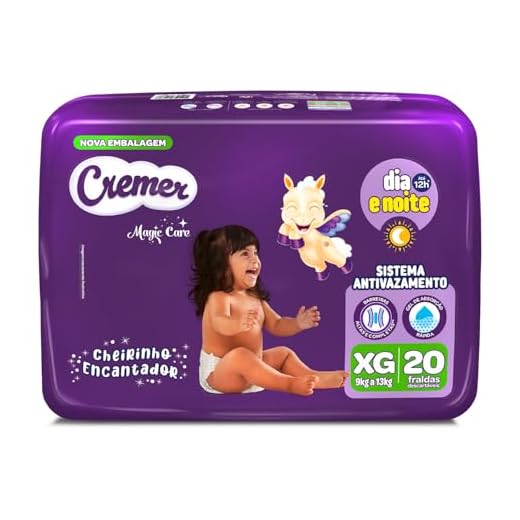 Fralda Cremer Disney, XG, Jumbinho, pacote de 20, Branco