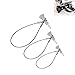 DigiHero 3pcs 12 Inch/24 Inch/30 Inch Stainless Steel Tether Lanyard for Gopro Hero 4 - Three Length Fully Customizable to Suit Your Needs, Compatible with Gopro Hero 1/2/3/3+/4 Camera