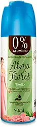 Desodorante Perfumado Alma de Flores, 0% Sais de Alumínio, 90ml Dermatologicamente Testado (Finíssimas Essências)