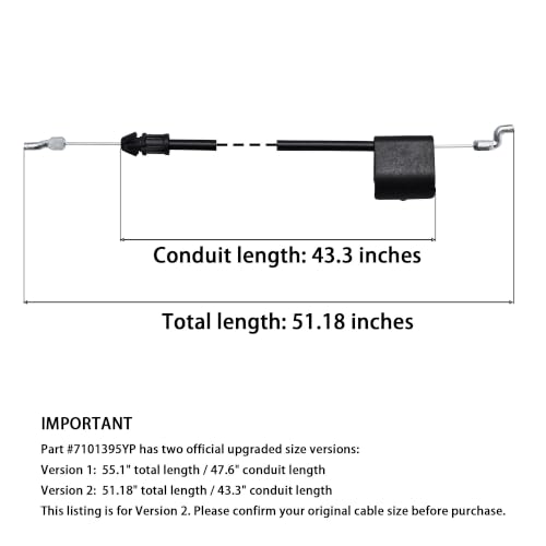 Image of 7101395YP Bail Cable Mower Control Cable 51.18 inch