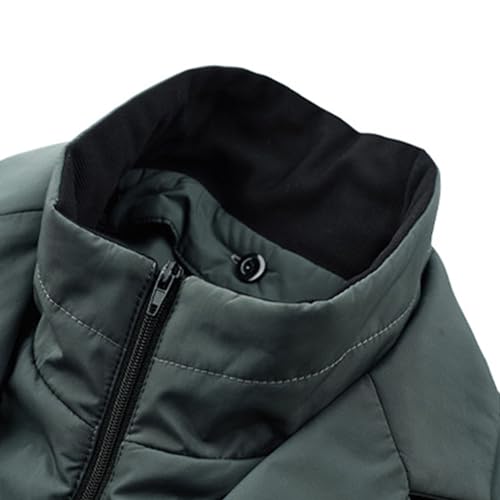 JEsilunmaMY Men's Suit Collar Insulated Puffer Jacket Winter Thermal Business Blazer Down Coats Windproof Padded Puffy Coat4