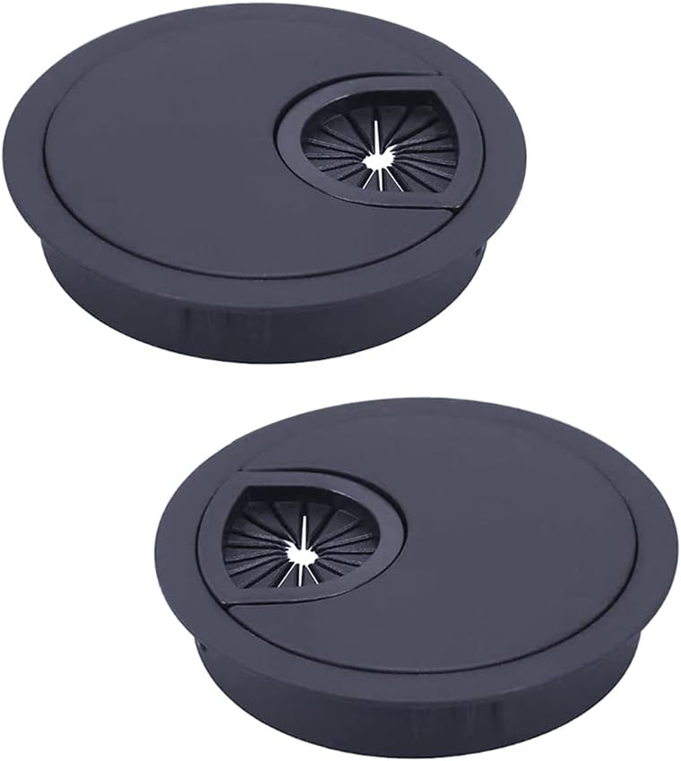 2Pcs Desk Table Grommet 60mm(2.4 inch)
