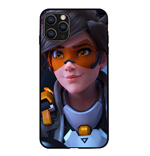 Reaper Overwatch オーバーウォッチ スマートフォン iPhone11 iPhone 11 アイフォン11 用 携帯電話 ケース 強化ガラス ハードケース アニメカバー アイフォン 携帯カバー スマホケース スマホカバー