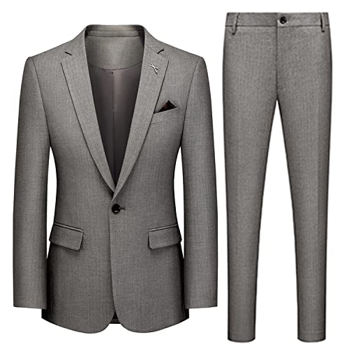 Ensemble rayé deux pièces smoking homme veste une boucle pour mariage et affaires