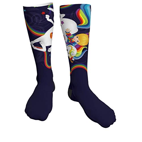 Rainbow Brite and Starlite Memories Men's and Women's Cotton Comfortable Medium Stockings/Bags Outdoor Sports Competitive Mountaineering Hiking Socks Rainbow Brite and Starlite Memories Men's and Women's Cotton Comfortable Medium Stockings/Bags Outdoor Sports Competitive Mountaineering Hiking Socks
