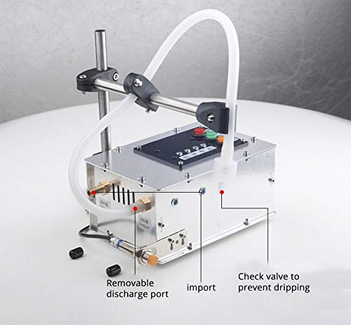 YTK Vloeibare vulmachine, vulmachine, vulmachine, vloeistofvulmachine met automatische flessenvuller voor vloeistoffen… - Image 5