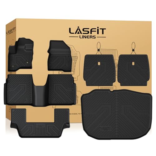 Image of LASFIT Floor Mat Set for 2009-2019 Ford Flex & 2010-2019 Lincoln MKT