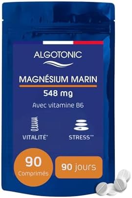 Magnésium Marin + Vitamine B6-546 mg/comprimés - 90 Comprimés - C...