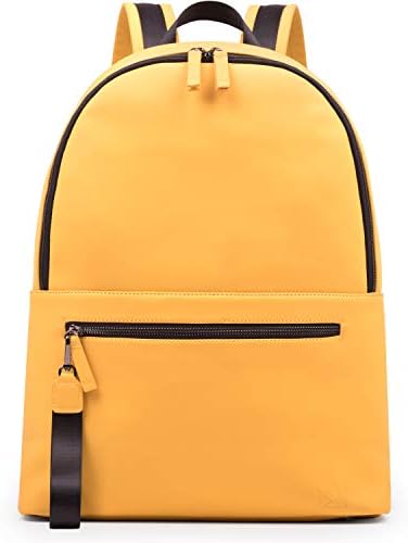 pastel yellow backpack