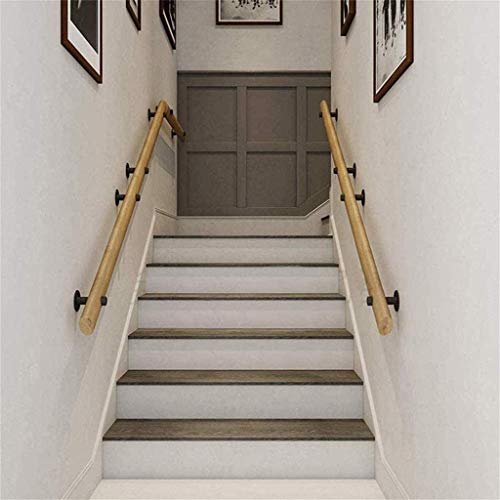 Main courante en pin de 7ft pour escalier intérieur et loft rustique