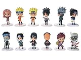 Tamaño: ca. 65mm CoolChange Set de 12 Mini Figuras Chibi de Naruto