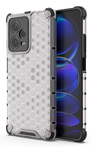 Image of Glasgow Back Case Cover Designed for [ Mi Redmi Note 12 Pro+ /12 Pro Plus 5G ] (Stylish Look | Shock Proof) - Transparent