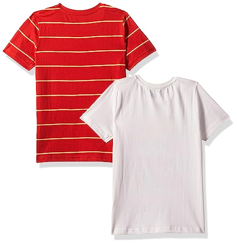 Image of Amazon Brand - Jam & Honey Boys 100% Cotton Printed Half Sleeves T-Shirt | Age 2-12 Years