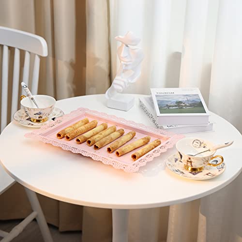 6 Pcs Pink Cake Stands Set, Cake Pedestal Stand Display Table Tiered Cupcake Holder Candy Fruite Dessert Plate Decorating For Wedding Birthday Party Baby Shower Celebration #TOP1