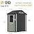DWVO 6x4 FT Outdoor Storage Shed with Reinforced Floor, Resin Storage Shed with Lockable Door, Window and Vents, Waterproof Plastic Tool Shed for Garden Patio Backyard