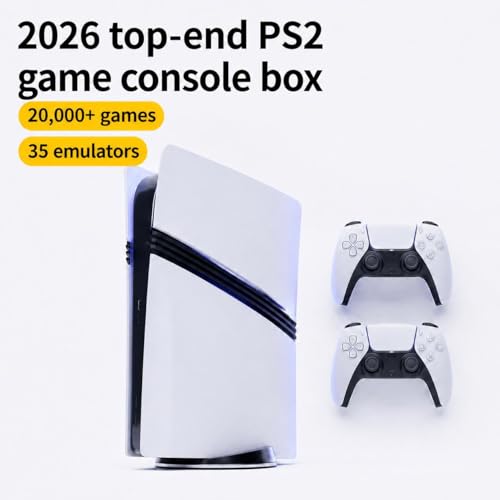 Image of BVG Ultimate GS5 Ultra Retro Gaming Console 128GB - 35+ Emulators, PS2, PS1, PSP, 20000+ Classic Games, 4K HDMI Output, Wireless Controllers Support, Plug & Play Retro Game Stick for TV [ios]