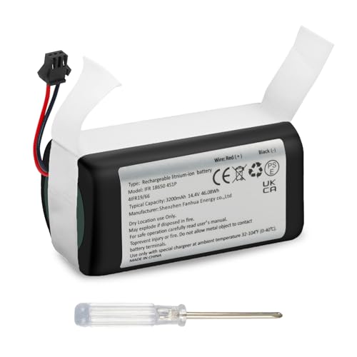 REYTRIC 3200mAh N79 Vacuum Robot Battery Replacement for Eufy RoboVac 11 11C 11S MAX 12 15C 15CMAX 15T 15MAX 25C 30C 30 35C G30 G32PRO G10 & Hybrid Ecovacs Deebot N79S N79 N79W DN622 601 500