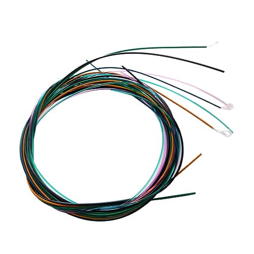 NULYLU 6 String Set Electric Guitar Strings Simple Convenient Replacement for Guitar Music Wire